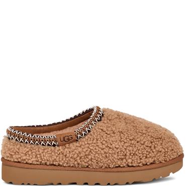 UGG WOMENS TASMAN MAXI CURLY SLIPPER - CHESTNUT